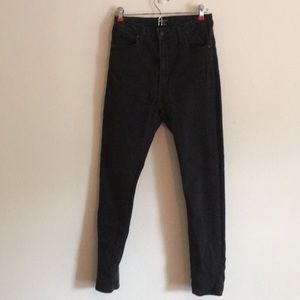 Just black high waisted skinny jeans black